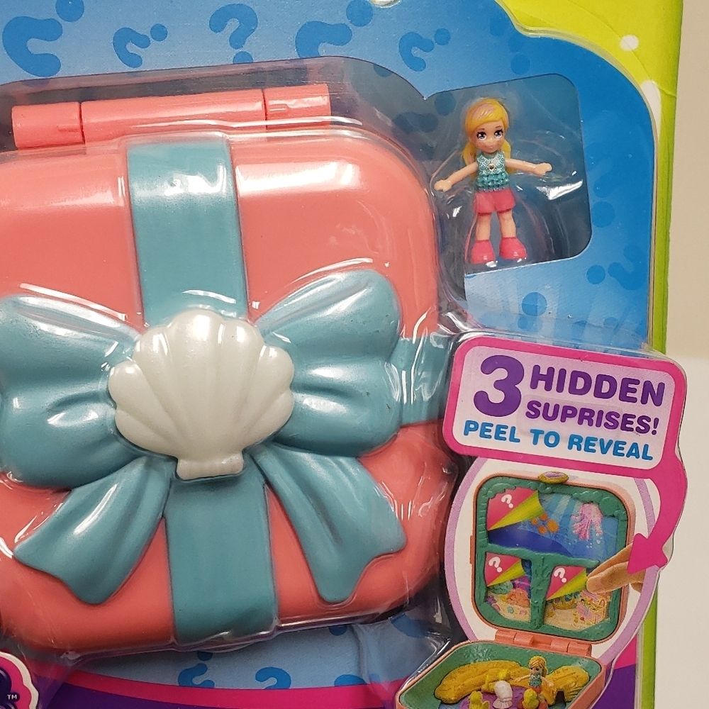 Mattel Polly Pocket Mermaid Cove Hidden Hideouts 2018 Compact Toy - Picture 3 of 5